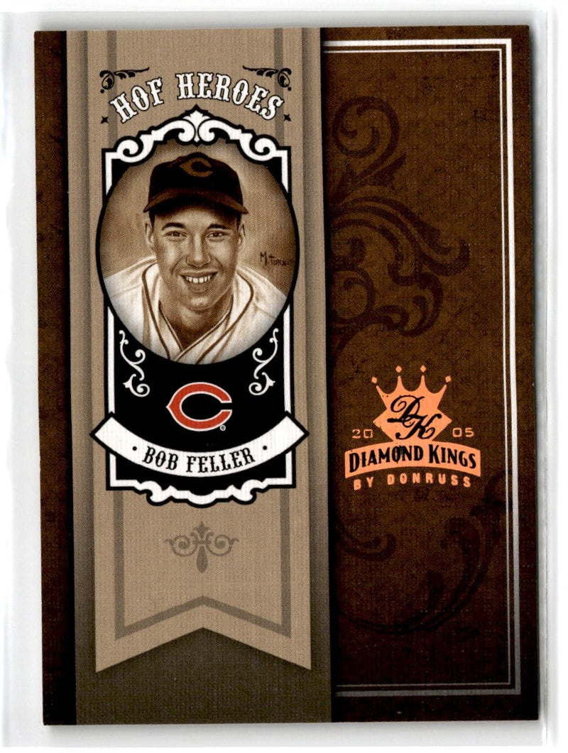 2005 Donruss Diamond Kings HOF Heroes Bob Feller
