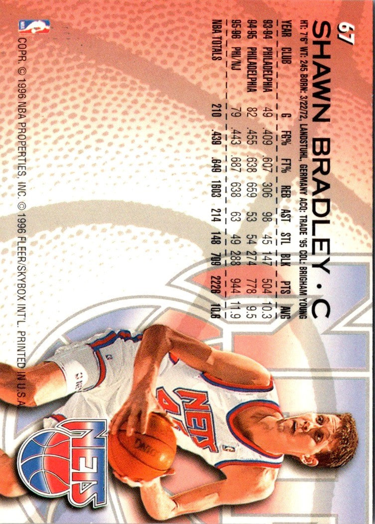 1996 Fleer Shawn Bradley