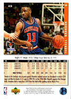 1994 Collector's Choice Terrell Brandon #49