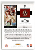2020 Score Red AJ Dillon #371