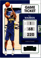2021 Panini Contenders Ticket T.J. Warren #100