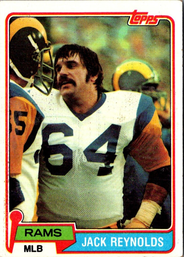 1981 Topps Jack Reynolds #369