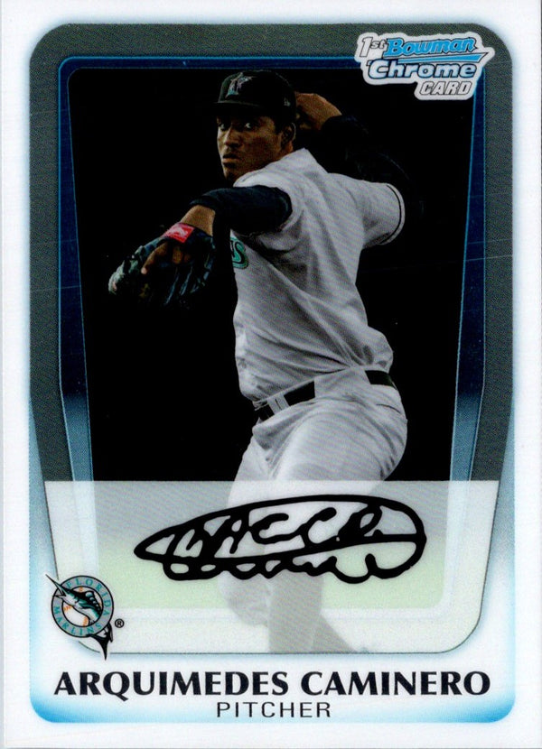 2011 Bowman Chrome Prospects Arquimedes Caminero #BCP187