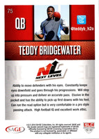 2014 SAGE HIT Teddy Bridgewater #75