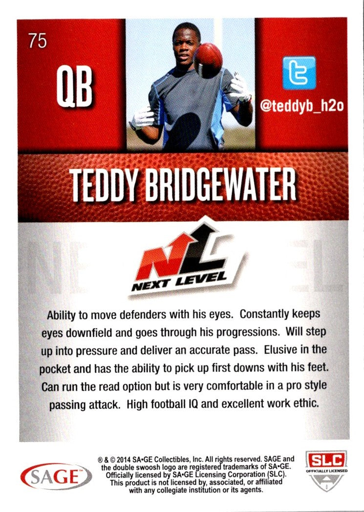 2014 SAGE HIT Teddy Bridgewater