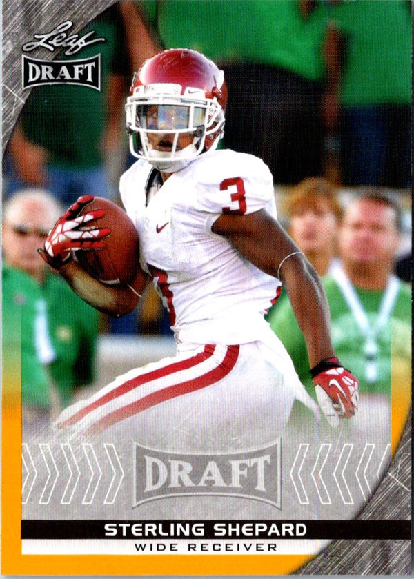 2016 Leaf Draft Gold Sterling Shepard #81