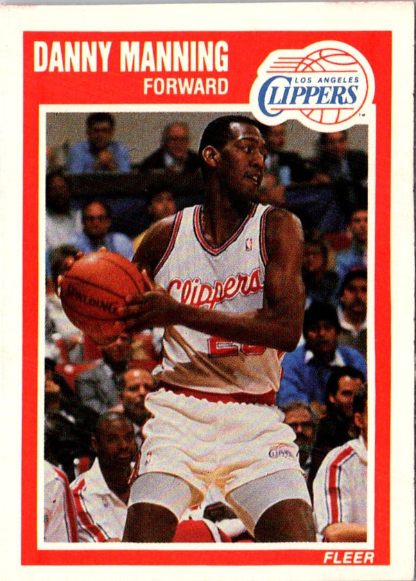 1989 Fleer Danny Manning #71 Rookie