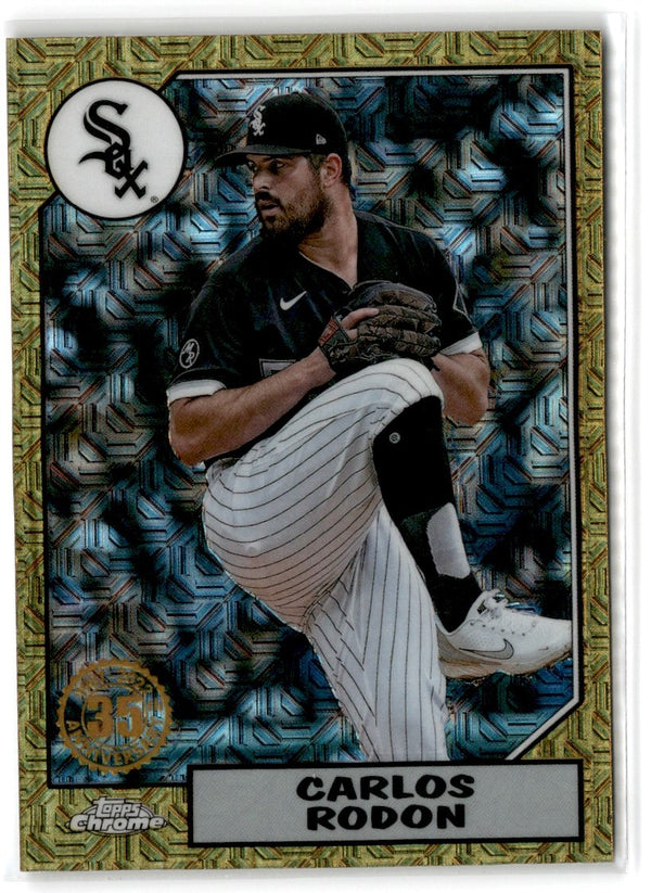 2022 Topps 1987 Baseball Chrome Carlos Rodon #T87C2-89