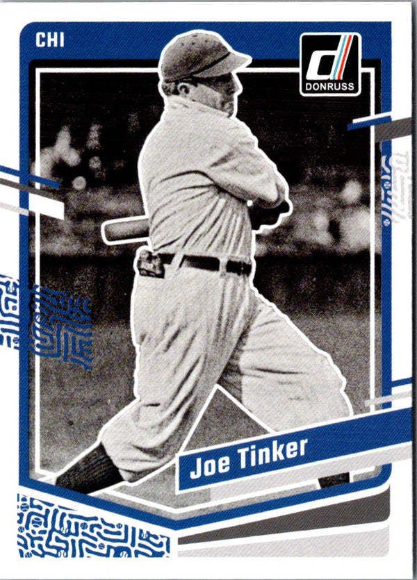 2023 Donruss Holo Blue Joe Tinker #201