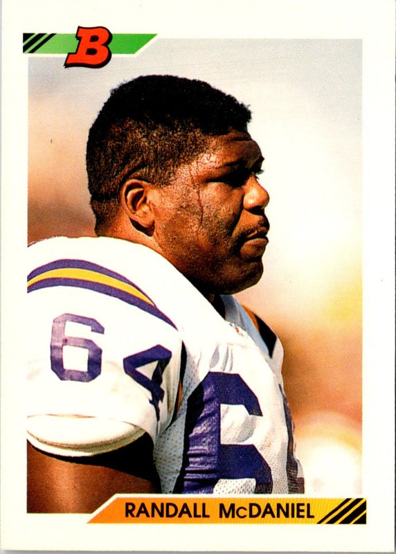 1992 Bowman Randall McDaniel #281