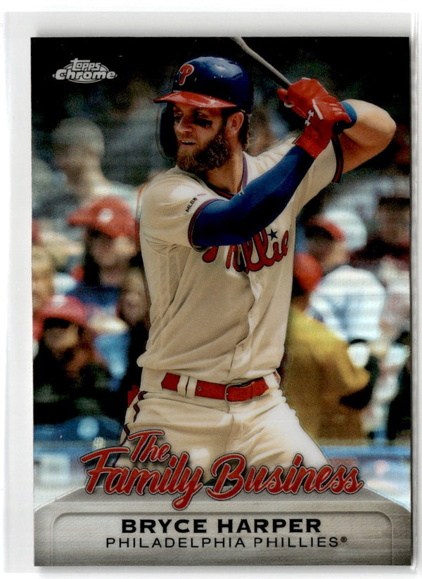 2019 Topps Chrome Update Edition The Family Business Bryce Harper #FBC-14