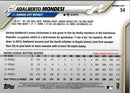 2020 Topps Opening Day Adalberto Mondesi