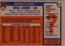 1976 Topps Greg Landry