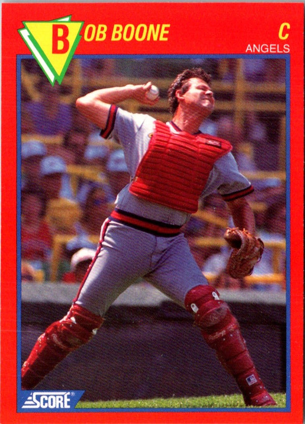 1989 Score Baseball's 100 Hottest Players Bob Boone #81