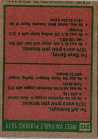 1975 Topps Los Angeles Lakers #212