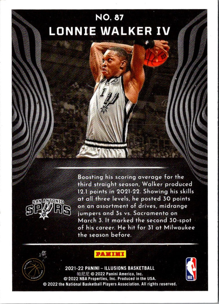 2021 Panini Illusions Lonnie Walker IV