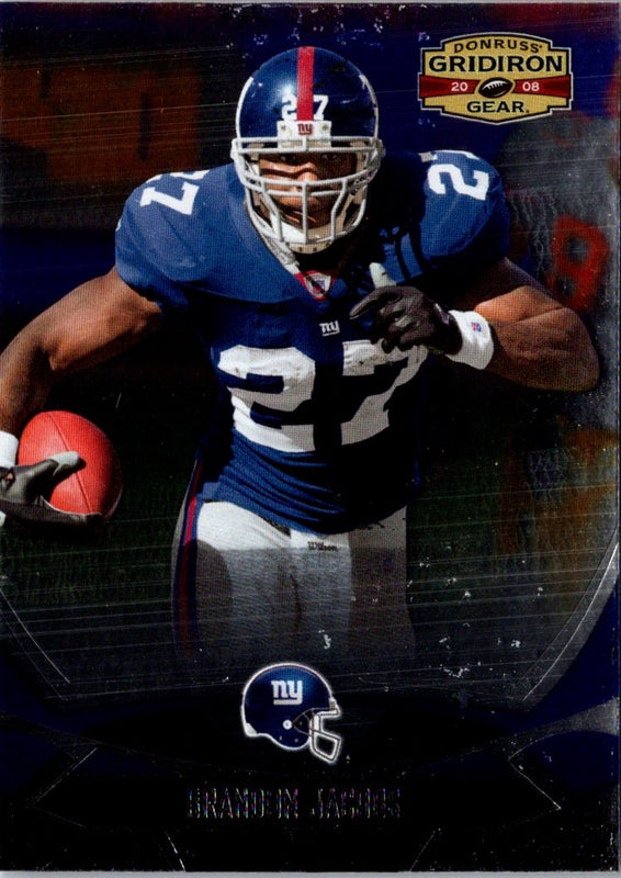 2008 Donruss Gridiron Gear Brandon Jacobs #66
