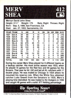1992 Conlon Collection TSN Merv Shea #412