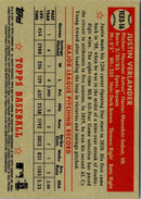 2021 Topps 1952 Redux Chrome Justin Verlander