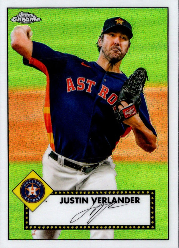 2021 Topps 1952 Redux Chrome Justin Verlander #TC52-16