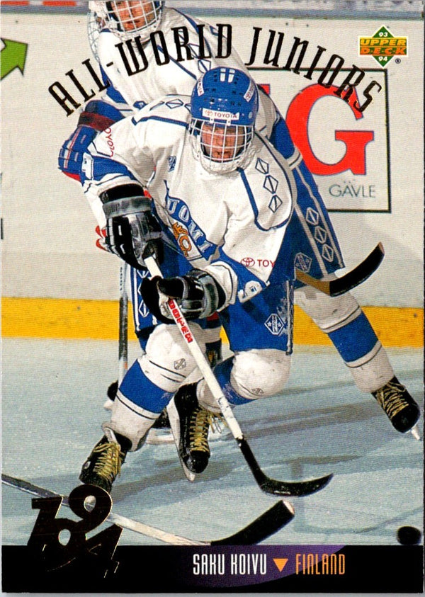 1993 Upper Deck Saku Koivu #569