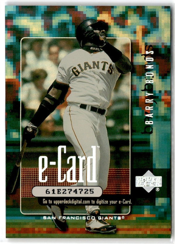 2001 Upper Deck e-Card Barry Bonds #E6