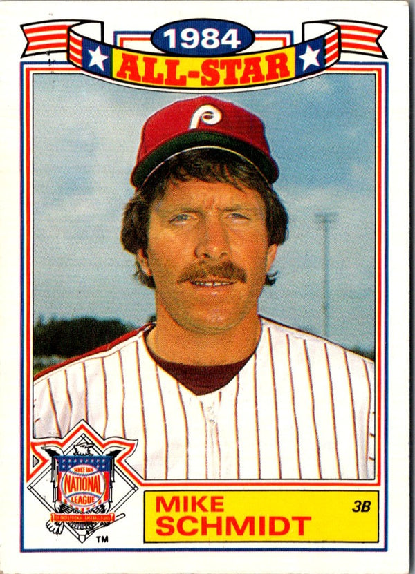 1985 Topps Glossy All-Stars Mike Schmidt #4