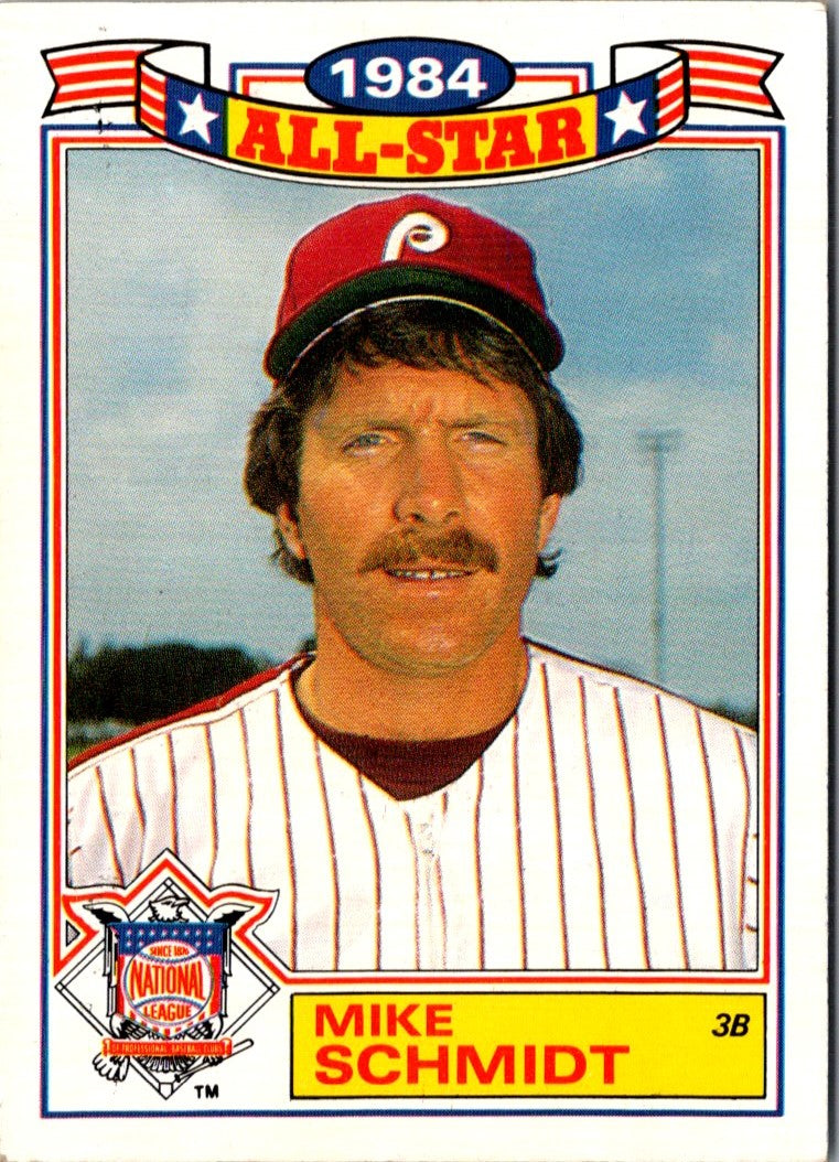 1985 Topps Glossy All-Stars Mike Schmidt