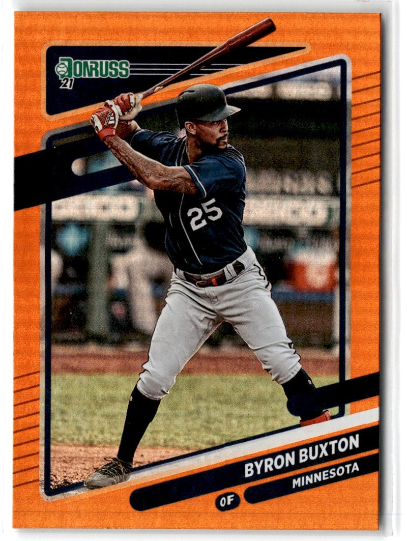 2021 Donruss Holo Orange Byron Buxton
