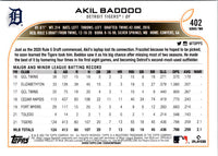 2022 Topps Akil Baddoo #402