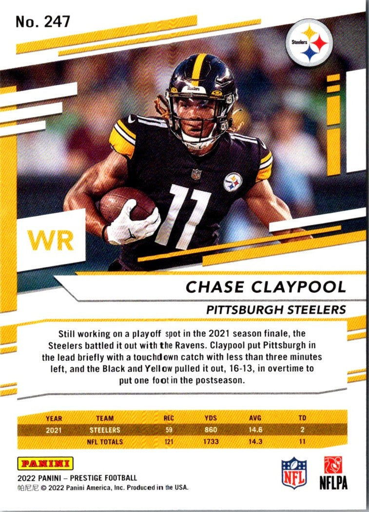 2022 Panini Chase Claypool