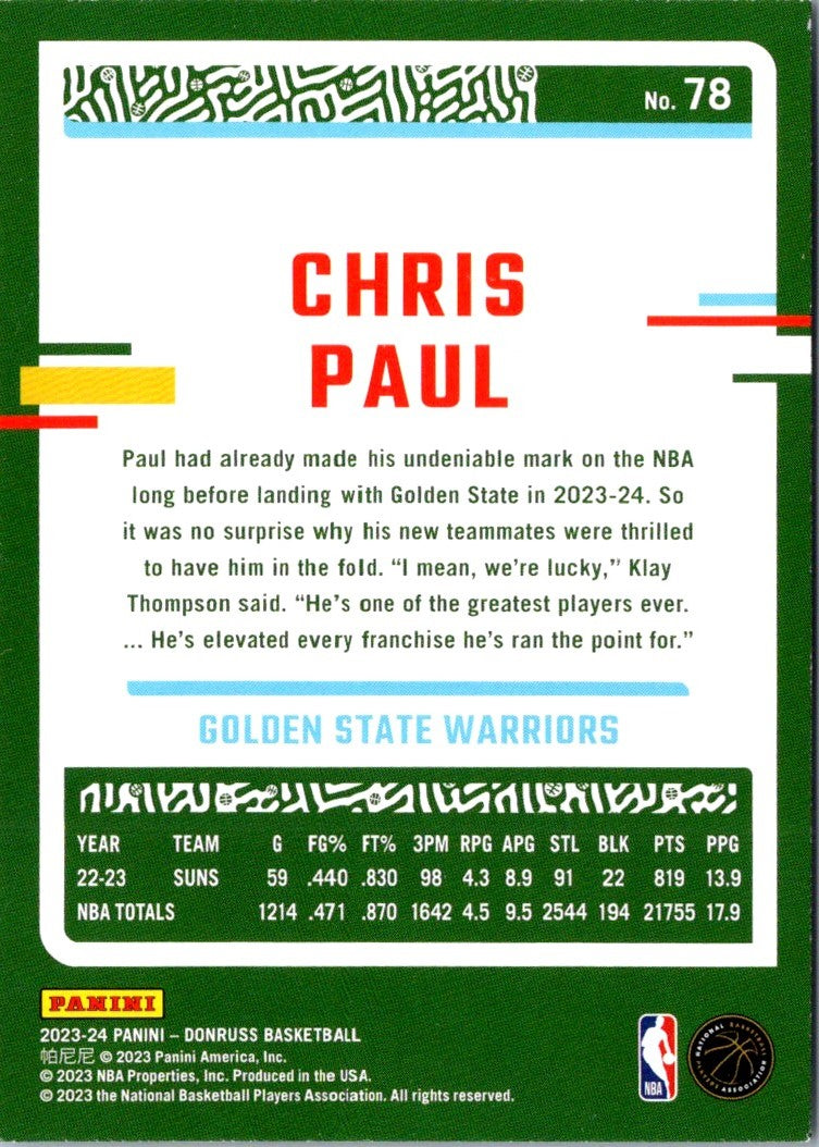 2023 Donruss Chris Paul