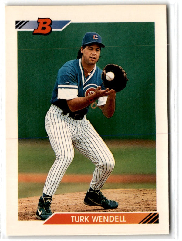 1992 Bowman Turk Wendell #693 Rookie