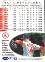 1996 Fleer Mark Petkovsek #554