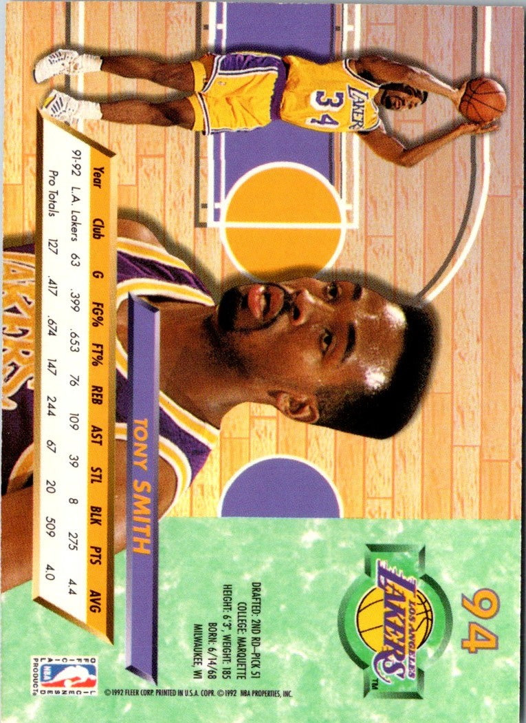 1992 Ultra Tony Smith