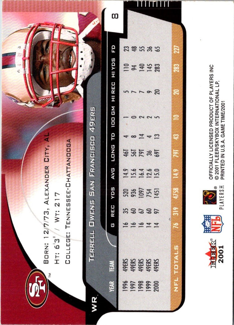 2001 Fleer Legacy Santana Moss