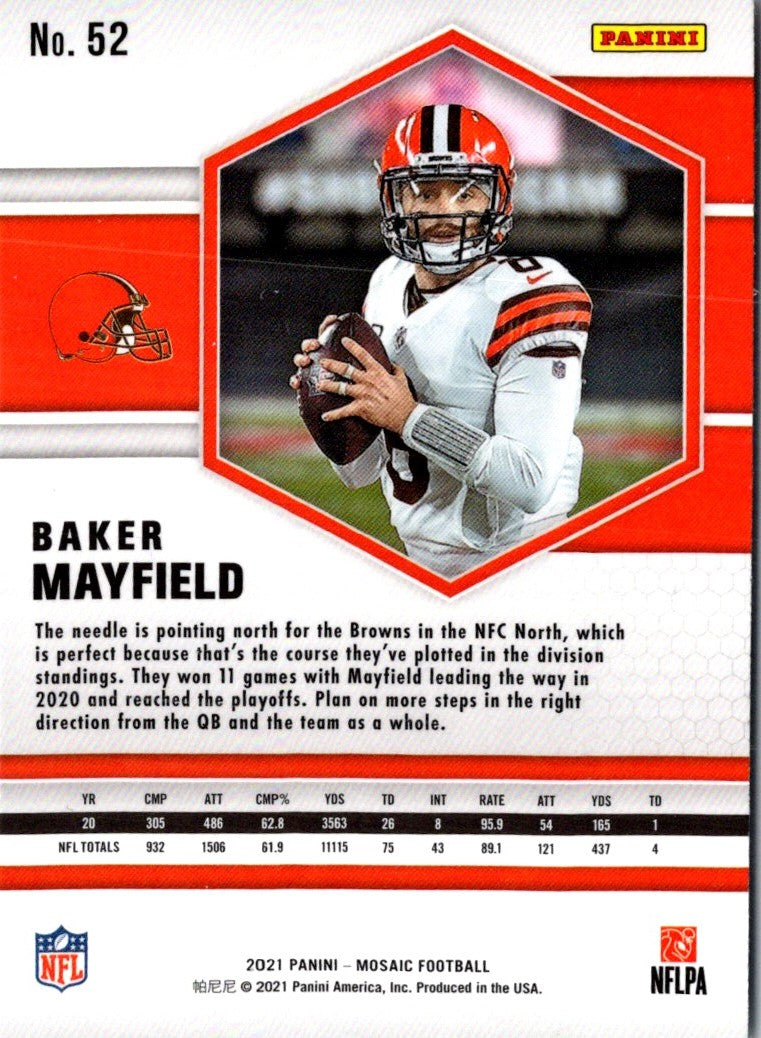 2021 Panini Mosaic Baker Mayfield