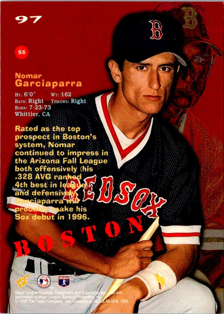 1995 Topps Stadium Club First Day Issue Nomar Garciaparra