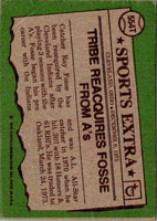 1976 Topps Traded Ray Fosse #554T