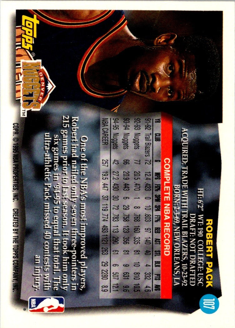 1995 Topps Robert Pack