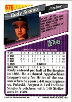 1993 Topps Gold Rudy Seanez #676