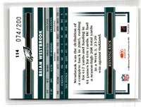 2006 Donruss Threads Retail Blue Brian Westbrook #114 074/200