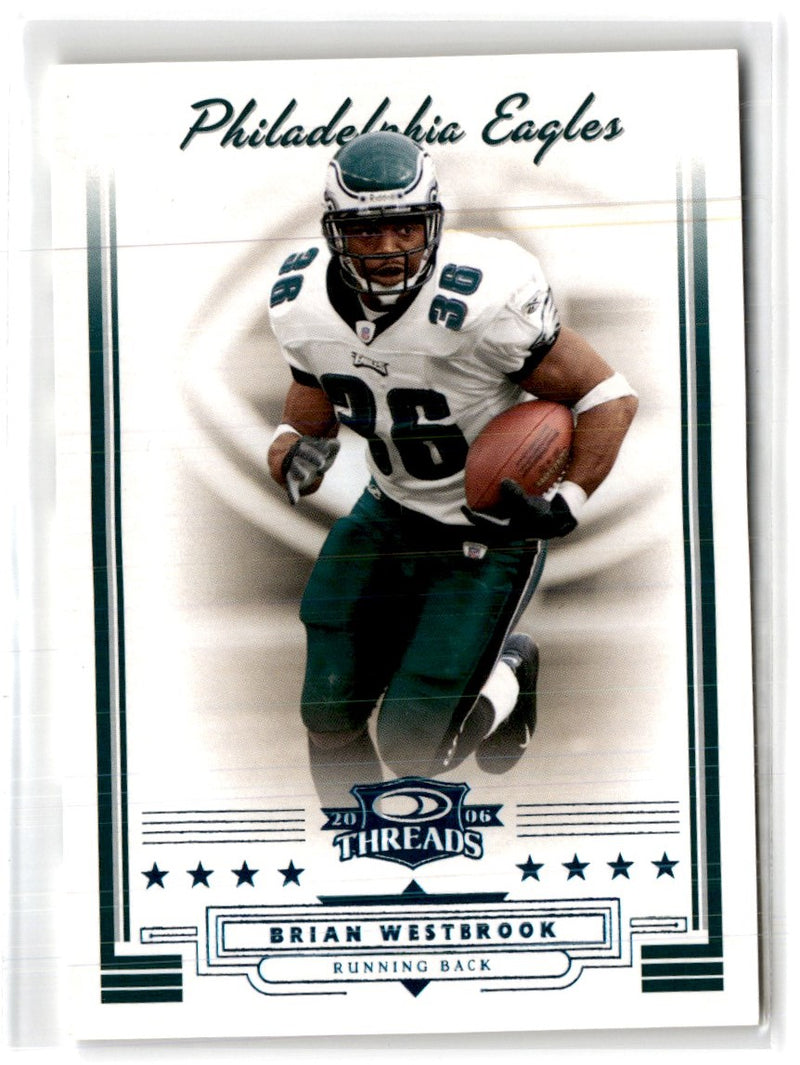 2006 Donruss Threads Retail Blue Brian Westbrook