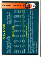 1992 Front Row Draft Picks Gold Sean Rooks #55
