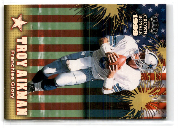 1999 Pacific Crown Royale Card Supials Troy Aikman #3