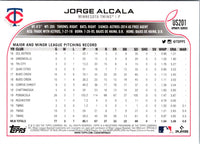 2022 Topps Update Jorge Alcala #US201