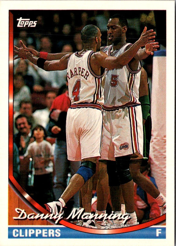 1993 Topps Danny Manning #354