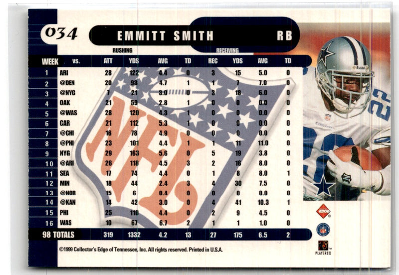 1999 Collector's Edge Supreme Emmitt Smith