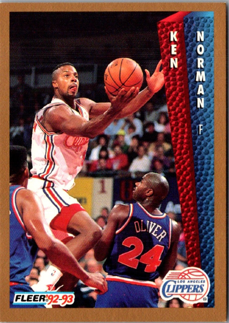 1992 Fleer Ken Norman