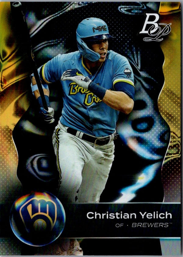 2023 Bowman Platinum Christian Yelich #34